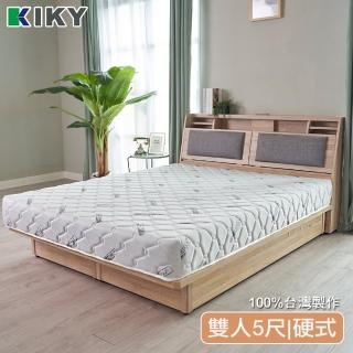 【KIKY】薄荷微涼高碳鋼彈簧床墊(雙人6尺)