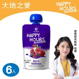 【大地之愛】生機纖果飲100g-6包(蘋果/紅石榴/覆盆莓/藍莓)