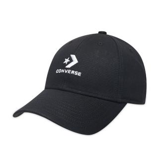 【CONVERSE】帽子 運動帽 棒球帽 遮陽帽 LOCK UP BASEBALL CAP 黑 10022130-A01