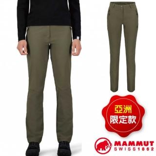 【Mammut 長毛象】AF 男 Trekkers 3.0 SO Pants 機能彈性透氣快乾防潑水長褲(1021-00800-4584 綠鬣蜥)