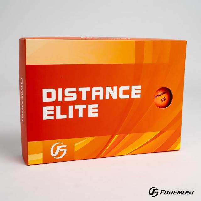 【Foremost】Distance Elite 柿橘 二層球 高爾夫球(2024款 色球 小白球 超遠距)