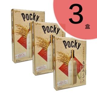 【Glico 格力高】Pocky 甘酒可可風味餅乾棒 3盒組(超大Pocky 東京首都圈限定口味)