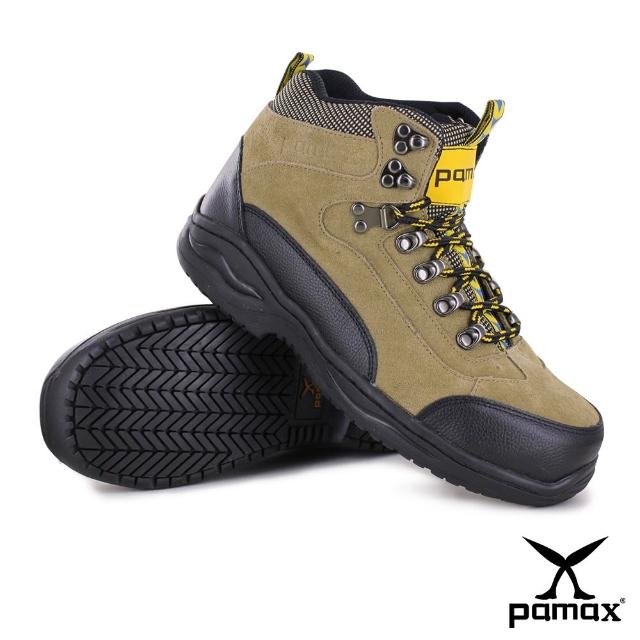【PAMAX 帕瑪斯】中高筒銀纖氣墊防滑安全鞋/抗菌除臭/符合CNS(PA00315H米)