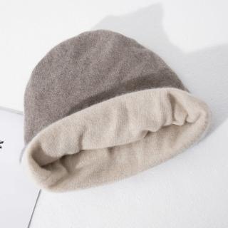 【巴黎精品】針織帽羊毛帽(雙色雙面穿多功能男女帽子8色a1dn28)