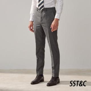 【SST&C 新品上市】銀灰素面修身版西裝褲0212308001