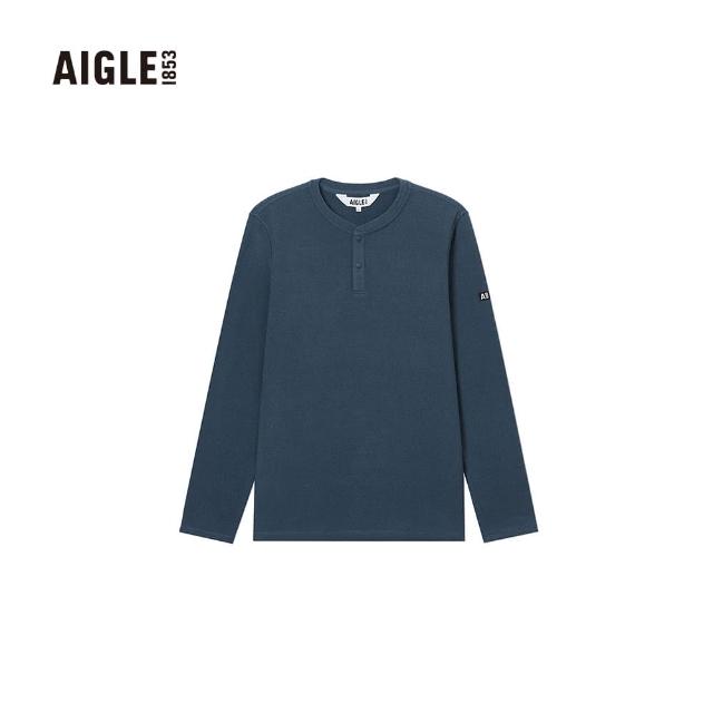 【AIGLE】男 P/T 短刷毛保暖罩衫(AG-3A117 三色)