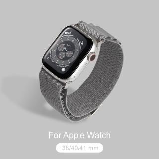 【General】Apple Watch 高山錶帶 蘋果手錶適用 38/40/41mm - 淺灰(手錶 錶帶)