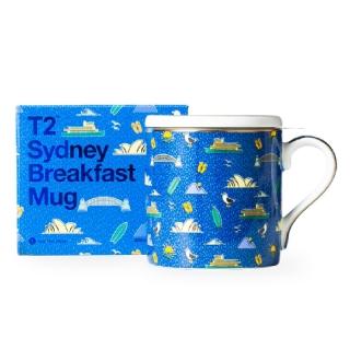 【T2 Tea】T2骨瓷馬克杯含鋼濾茶器(雪梨早餐茶茶杯組)