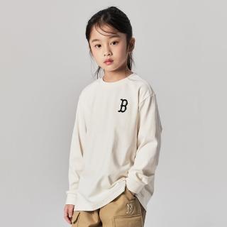 【MLB】童裝 長袖T恤 波士頓紅襪隊(7ATSB0141-43CRS)