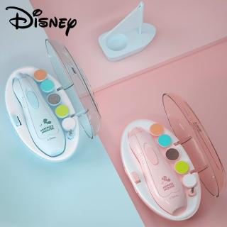 【Disney 迪士尼】買1送1 嬰兒寶寶電動磨甲器指甲剪鉗刀套裝新生專用嬰幼兒童防夾肉(米奇 米妮)