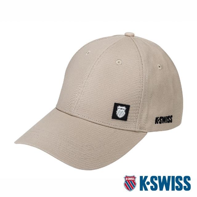 【K-SWISS】運動棒球帽 Cotton Cap-卡其(C3389-264)