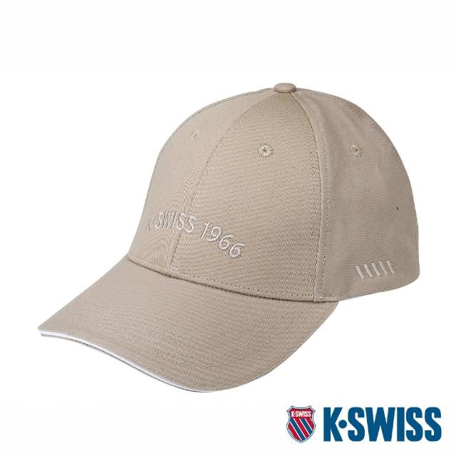 【K-SWISS】運動棒球帽 Cotton Cap-卡其(C3388-264)