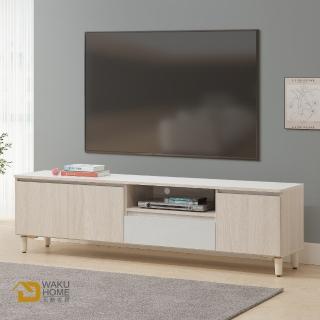 【WAKUHOME 瓦酷家具】Mitte暖調木質6尺電視櫃A014-K924