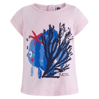 【tuc tuc】女童 粉紅熱帶魚印花T恤 12M-6A MF4194(tuctuc baby T恤)