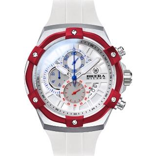 【BRERA 布雷拉】義大利 米蘭精品 SUPERSPORTIVO EVO 時尚運動風 三眼時計腕錶(BMSSQC4505E)