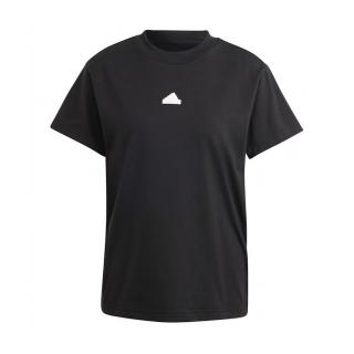 【adidas 愛迪達】W Bluv Tee 女 短袖 上衣 T恤 運動 休閒 基本款 簡約 舒適 黑白(IP2266)