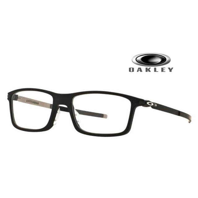 【Oakley】奧克利 PITCHMAN A 亞洲版時尚光學眼鏡 OX8096 01 霧黑框薄鋼鏡臂 公司貨