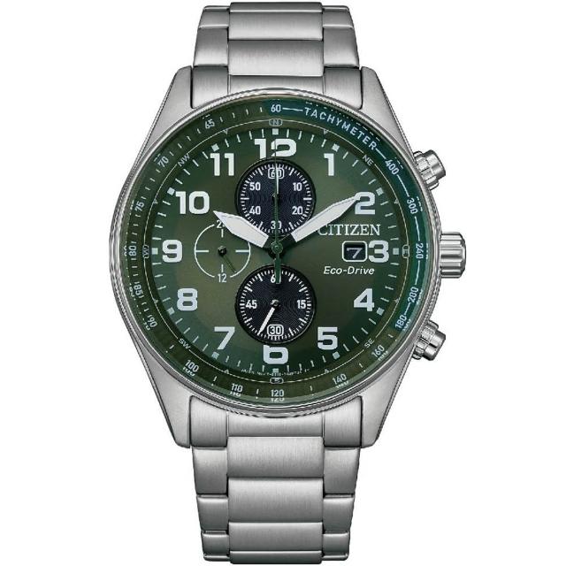 【CITIZEN 星辰】光動能時尚計時手錶-43mm(CA0770-72X)