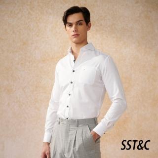 【SST&C 新品９折】EASY CRAE 白色素面標準版襯衫0312402011