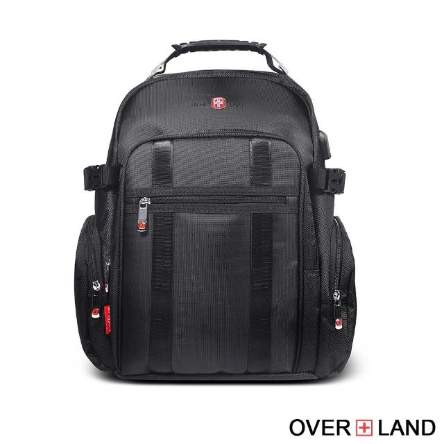 【OverLand】美式十字軍 - 率性織帶多夾層後背包(54922)