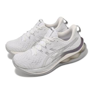 【asics 亞瑟士】慢跑鞋 GEL-Kinsei Max Platinum 女鞋 白 銀 緩衝 亞瑟膠 路跑 亞瑟士(1012B725100)