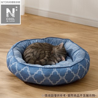 【NITORI 宜得利家居】極致涼感 寵物床 圓 M N COOL WSP S243(極致涼感 涼感 寵物床 寵物 N COOL)
