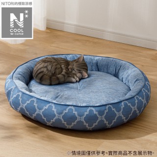 【NITORI 宜得利家居】極致涼感 寵物床 圓 L N COOL WSP S243(極致涼感 涼感 寵物床 寵物 N COOL)