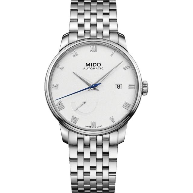 【MIDO 美度】官方授權 Baroncelli 動力儲存機械錶-40mm(M0274281101300)