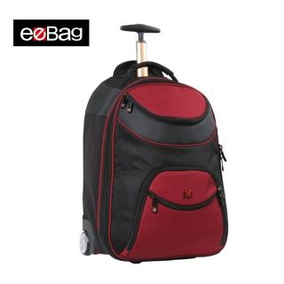 【eeBag】eeBag 14吋休閒電腦航空鋁合金拉桿箱後背包(鋁合金拉桿箱)