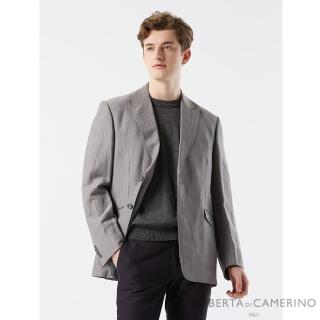 【ROBERTA 諾貝達】男裝 灰色紳士獵裝-高級羊毛(義大利原裝進口)