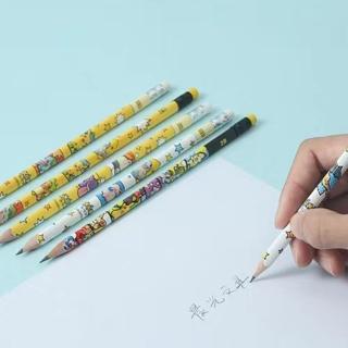 【M&G 晨光文具】寶可夢 學習鉛筆 皮卡丘 筆桿 HB鉛筆 2B 盒裝 鉛筆 卡比獸