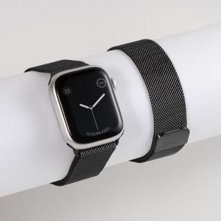 【General】Apple Watch 米蘭磁吸錶帶 蘋果手錶適用 42/44/45/49mm - 極致黑(手錶 錶帶)