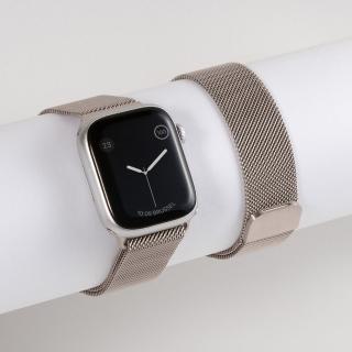 【General】Apple Watch 米蘭磁吸錶帶 蘋果手錶適用 42/44/45/49mm - 星光色(手錶 錶帶)