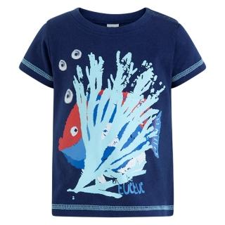 【tuc tuc】男童 深藍海草魚印花T恤 12M-6A MF4202(tuctuc baby T恤)