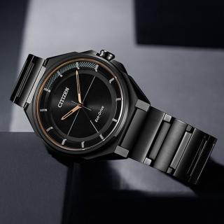 【CITIZEN 星辰】GENTS系列 光動能 時尚八角腕錶 禮物推薦 畢業禮物(BJ6538-87E)