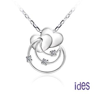【ides 愛蒂思】母親節送禮 心心相印系列鑽石項鍊
