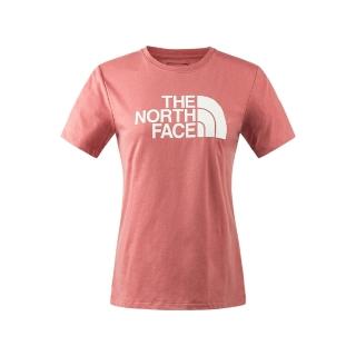 【The North Face】TNF 短袖上衣 吸濕排汗 W FOUNDATION LOGO S/S TEE - AP 女 紅(NF0A89QUNXQ)