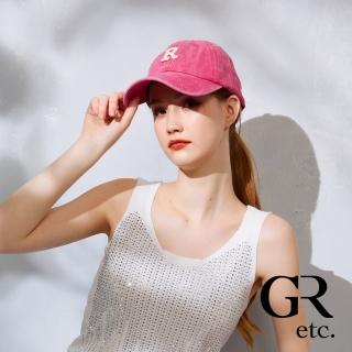 【GLORY21】網路獨賣款-etc.時尚字母棒球帽(桃紅色)