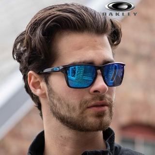 【Oakley】奧克利 亞洲版 SYLAS 色控科技 輕包覆太陽眼鏡 OO9448F 04 霧黑框深藍水銀鍍膜偏光鏡片 公司貨