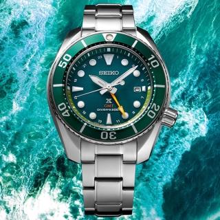 【SEIKO 精工】PROSPEX系列 GMT功能 200米潛水太陽能腕錶 禮物推薦 畢業禮物(SFK003J1/5K65-0AA0G)
