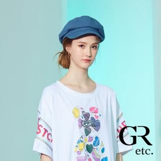 【GLORY21】網路獨賣款-etc.俏麗百搭造型貝蕾帽(藍色)
