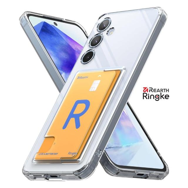 【Ringke】三星 Galaxy A55 5G Fusion Card 卡片收納防撞手機保護殼 透明(Rearth 軍規防摔)