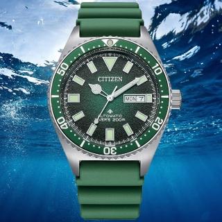 【CITIZEN 星辰】PROMASTER系列 防水200米 潛水機械腕錶 母親節 禮物(NY0121-09X)