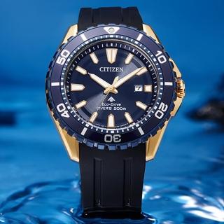 【CITIZEN 星辰】PROMASTER系列 200米潛水光動能腕錶 禮物推薦 畢業禮物(BN0196-01L)
