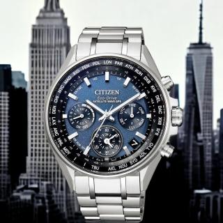 【CITIZEN 星辰】光動能 鈦金屬 GPS對時 男錶 手錶 藍寶石(CC4000-59L 慶端午/指針手錶/包粽)