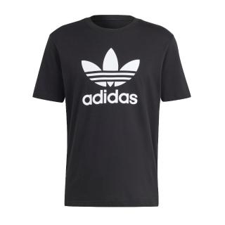 【adidas 愛迪達】Trefoil T-Shirt 男 短袖 上衣 T恤 運動 經典 三葉草 基本款 黑(IU2364)