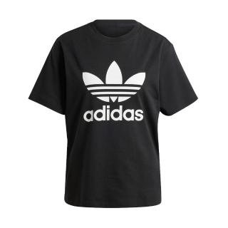 【adidas 愛迪達】Trefoil Tee 女 短袖 上衣 T恤 運動 經典 休閒 三葉草 基本款 黑白(IR9533)