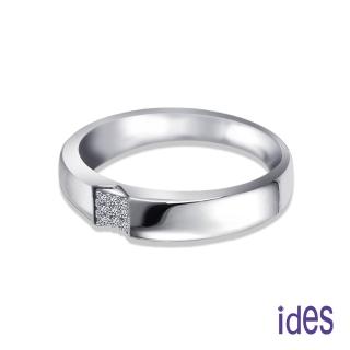 【ides 愛蒂思】母親節送禮 設計款造型F/VS1鑽石戒指結婚戒男戒/時尚