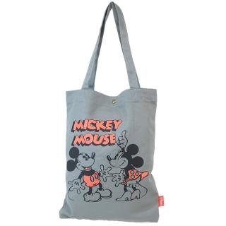 【Small Planet】Disney 迪士尼 棉質托特包 手提袋 米奇與米妮