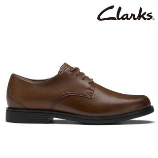【Clarks】男鞋 Un Aldric Up 全全新升級寬楦優質素面紳士鞋 便鞋(CLM78043D)